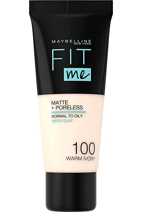 Fit Me Matte Poreless Liquide Foundation 100 Warm Ivory 30 Ml