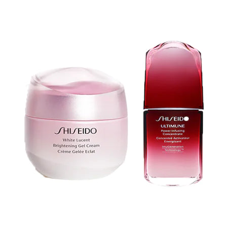White Lucent Duo Daily : Brightening Gel Cream 15 Ml + Ultimune Power Infusing Concentrate 10 Ml